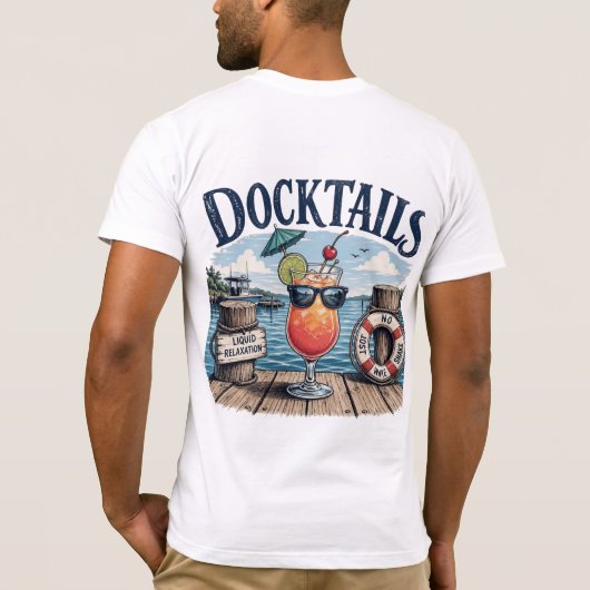 Docktails T-shirt (Achterkant)