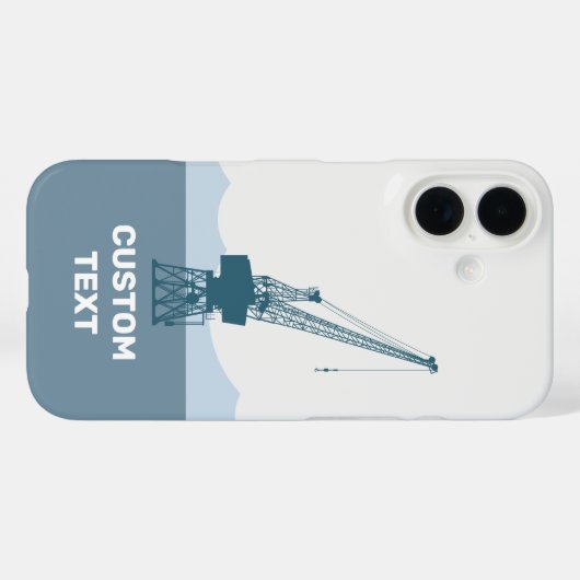 Dockyard Crane Case-Mate iPhone Case (Achterkant (horizontaal))