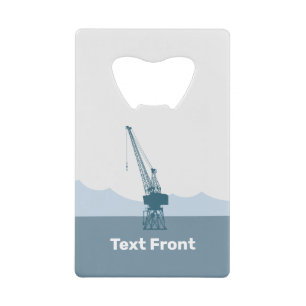 Dockyard Crane Creditkaart Flessenopener
