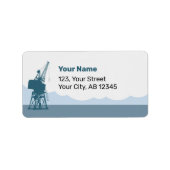 Dockyard Crane Etiket (Voorkant)