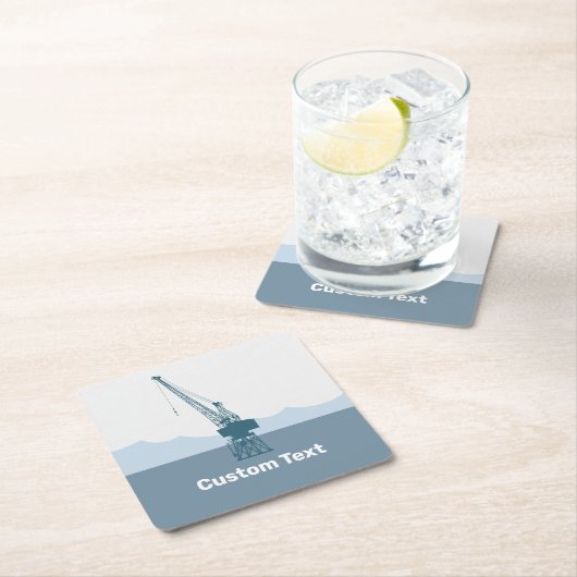 Dockyard Crane Kartonnen Onderzetters (Insitu)