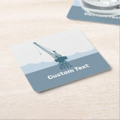 Dockyard Crane Kartonnen Onderzetters (Schuin)