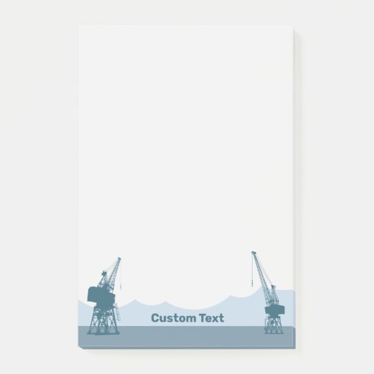 Dockyard Cranes Post-it® Notes (Voorkant)