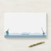 Dockyard Cranes Post-it® Notes (Op bureau)