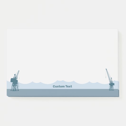 Dockyard Cranes Post-it® Notes (Voorkant)