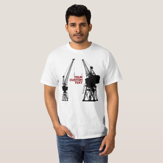 Dockyard Cranes T-shirt (Voorkant volledig)