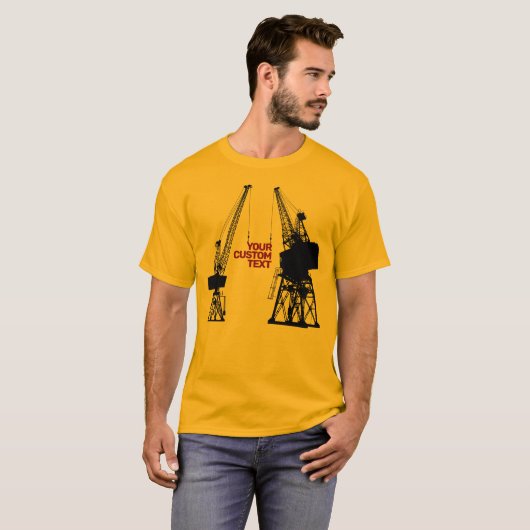 Dockyard Cranes T-shirt (Voorkant volledig)