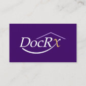 DocRX-sjabloon voor visitekaartjes (Achterkant)