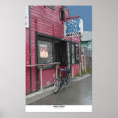 Doc's Bike Shop, Stockton, Californië Poster (Voorkant)