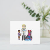 Doctor 1 briefkaart (Staand voorkant)