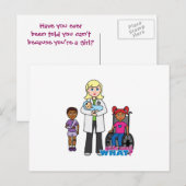 Doctor 1 briefkaart (Voorkant / Achterkant)