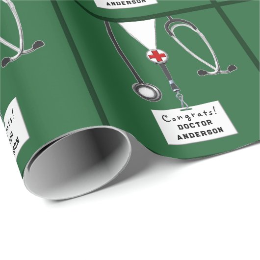 Doctor Afstuderen Cadeaupapier (Rol Hoek)