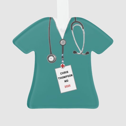 Doctor Afstuderen Collectible Gift Ornament (achterkant)