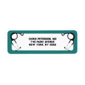 Doctor Afstuderen Etiket (Voorkant)