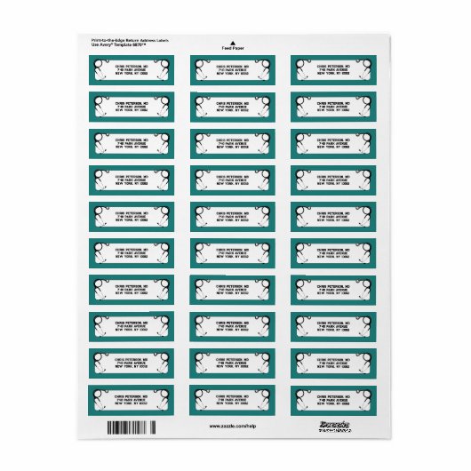 Doctor Afstuderen Etiket (Full Sheet)