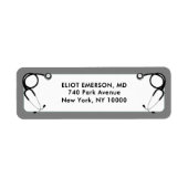 Doctor Afstuderen Etiket (Voorkant)