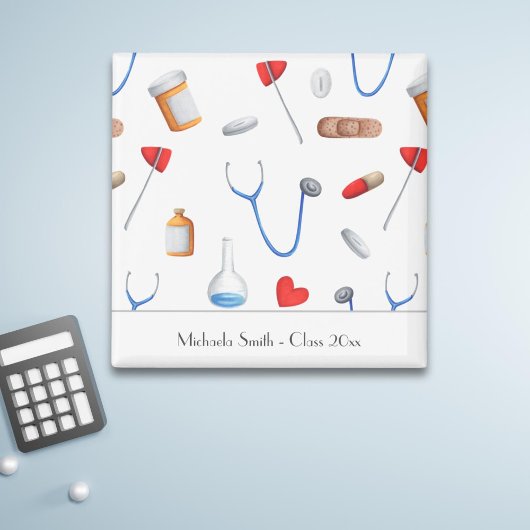 Doctor Afstuderen Favor Persoonlijk Magneet