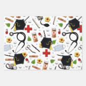 Doctor Afstuderen Gift Wrapping Paper Sheets (Voorkant)
