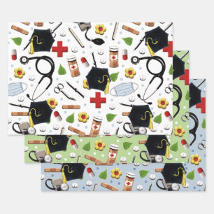 Doctor Afstuderen Gift Wrapping Paper Sheets