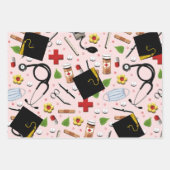 Doctor Afstuderen Gift Wrapping Paper Sheets (Voorkant 3)