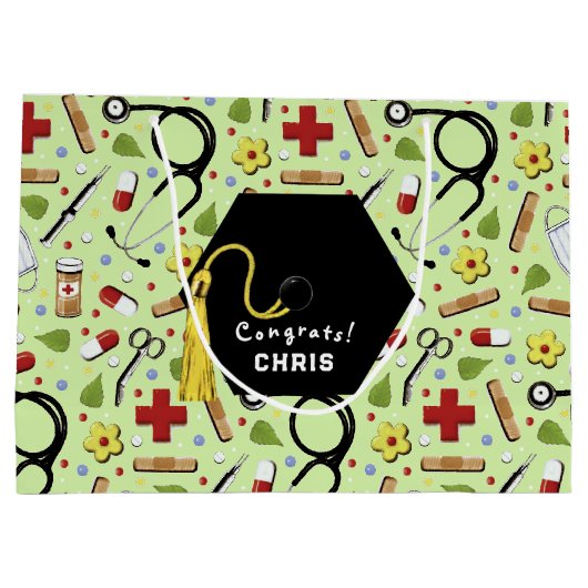 Doctor Afstuderen Groot Cadeauzakje (Achterkant)