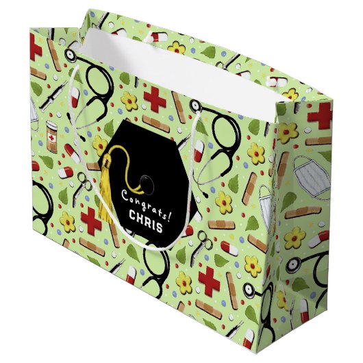 Doctor Afstuderen Groot Cadeauzakje (Achterkant Gekanteld)