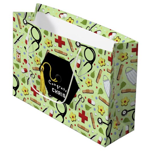 Doctor Afstuderen Groot Cadeauzakje (Voorkant Gekanteld)