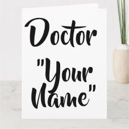 Doctor Afstuderen Kaart