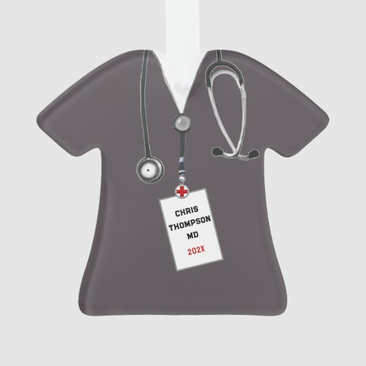 Doctor Afstuderen Keepsake Ornament (achterkant)