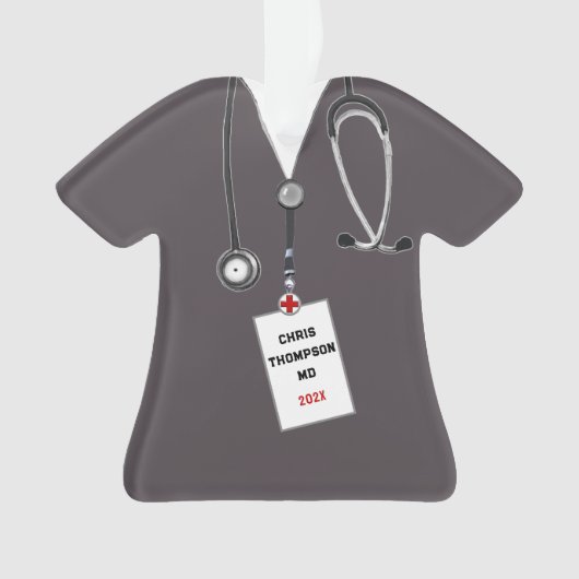 Doctor Afstuderen Keepsake Ornament (voorkant)