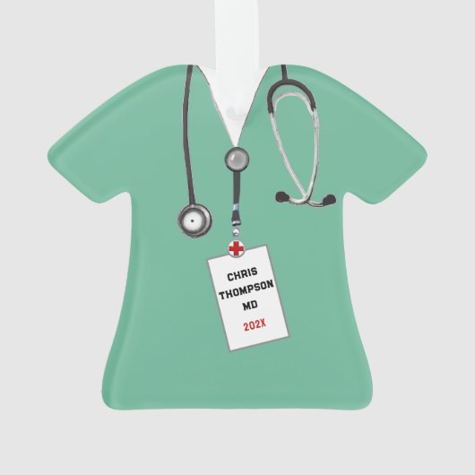 Doctor Afstuderen Keepsake Ornament (achterkant)