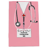 Doctor Afstuderen Medium Cadeauzakje (Voorkant)