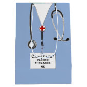 Doctor Afstuderen Medium Cadeauzakje (Achterkant)