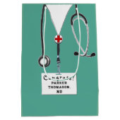 Doctor Afstuderen Medium Cadeauzakje (Achterkant)