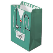 Doctor Afstuderen Medium Cadeauzakje (Achterkant Gekanteld)