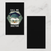 Doctor Afstuderen PHD Funny Llama Alpaca Visitekaartje (Voorkant / Achterkant)