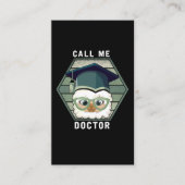 Doctor Afstuderen PHD Funny Llama Alpaca Visitekaartje (Voorkant)