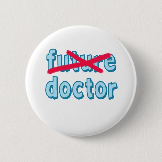 Doctor Afstuderen Producten Ronde Button 5,7 Cm (Voorkant)