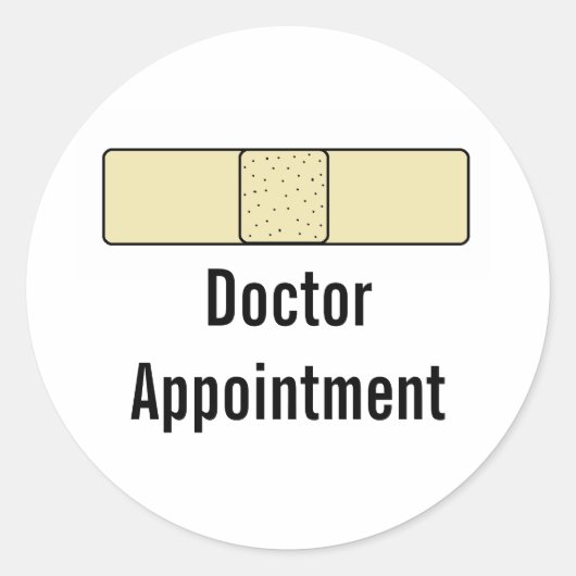 "Doctor Appointment" Kalender Stickers (Voorkant)