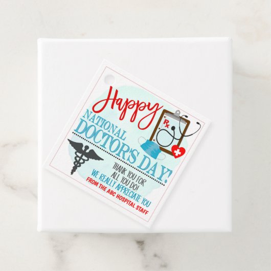 Doctor Appreciation Gift Label (In situ)