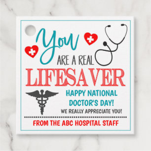 Doctor Appreciation Gift Label