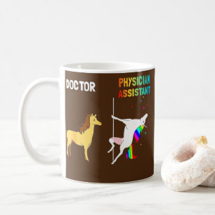 Doctor arts Assistent Unicorn Dancing Koffiemok