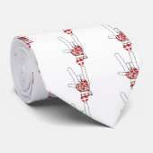 DOCTOR ASL SIGN IK HOOR VAN JE - HART - MEDISCH KR STROPDAS (Opgerold)