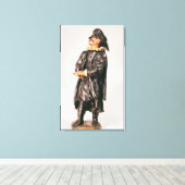 Doctor Balanzone, van het Serafin Theater Canvas Afdruk (Insitu (Houten vloer))