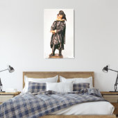 Doctor Balanzone, van het Serafin Theater Canvas Afdruk (Insitu (Slaapkamer))