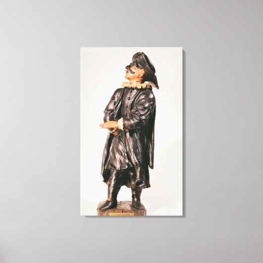 Doctor Balanzone, van het Serafin Theater Canvas Afdruk (Voorkant)