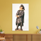 Doctor Balanzone, van het Serafin Theater Canvas Afdruk (Insitu (Woonkamer))