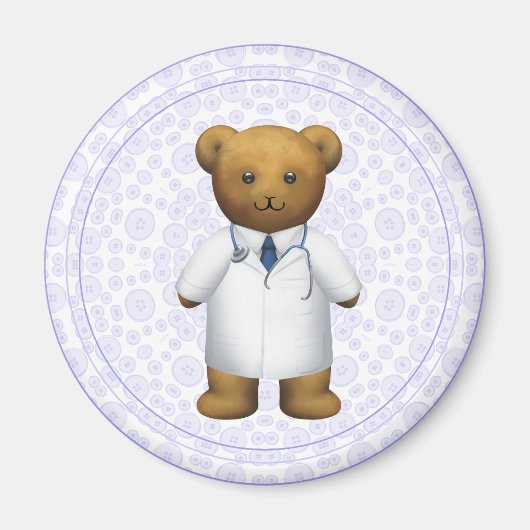 Doctor Beer - Teddy Bear Magneet (Voorkant)