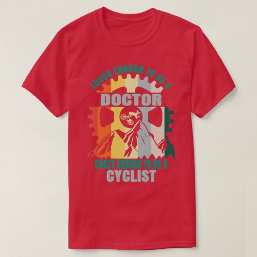 Doctor Biker Design T-shirt (Design voorkant)