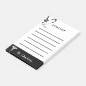 Doctor Black en White voor uitvoerlijst Post-it® Notes (Schuin)